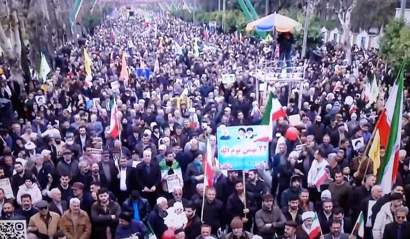 نمایش وحدت و اقتدار کارکنان گاز گلستان در راهپیمایی ۲۲ بهمن؛ مهندس نرسی از حضور مردم و کارکنان شرکت گاز قدردانی کرد