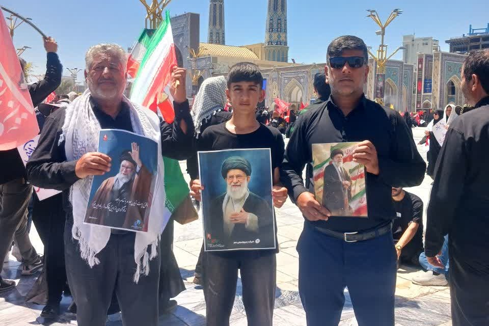 تجلی ارادت و همبستگی؛ همراهی کارکنان گاز گلستان در مراسم باشکوه تشییع ، تدفین  و وداع  با پیکر رهبر شهید امت و خانواده بزرگوار ایشان